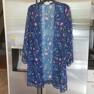 💕YOUNG FABULOUS & BROKE💕 Floral Kimono Swim Coverup